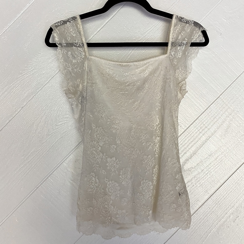 The Limited 🕊 white lace top